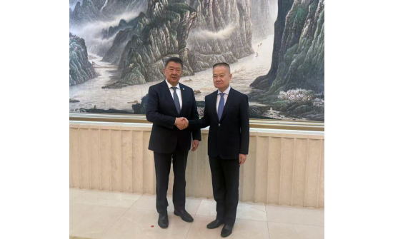 ЭЛЧИН САЙД Н.ЭНХБОЛД ХКН-ЫН ТӨВ ХОРООНЫ ГАДААД ХАРИЛЦААНЫ ГАЗРЫН ДАРГА ЛЮ ХАЙШИН-ТАЙ УУЛЗАВ